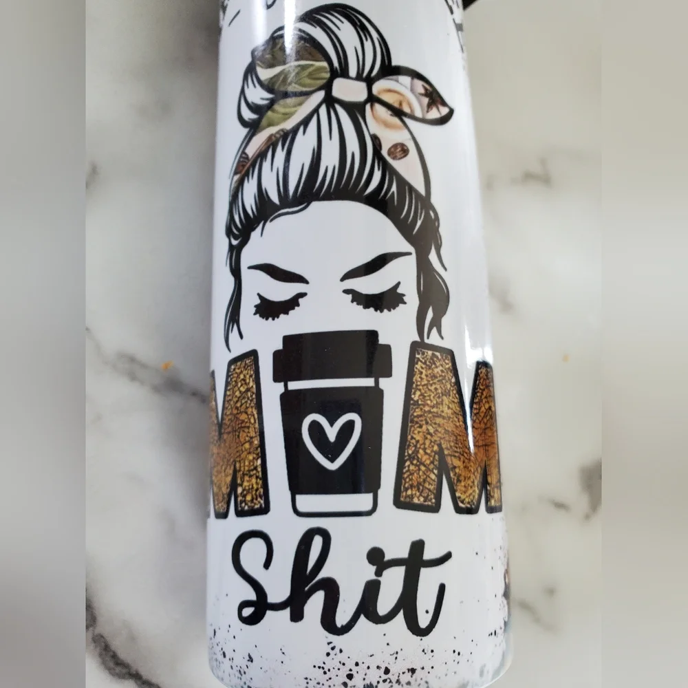 First Coffee then Mom SH** Funny 20oz Tumbler with duo lids 🎉sale